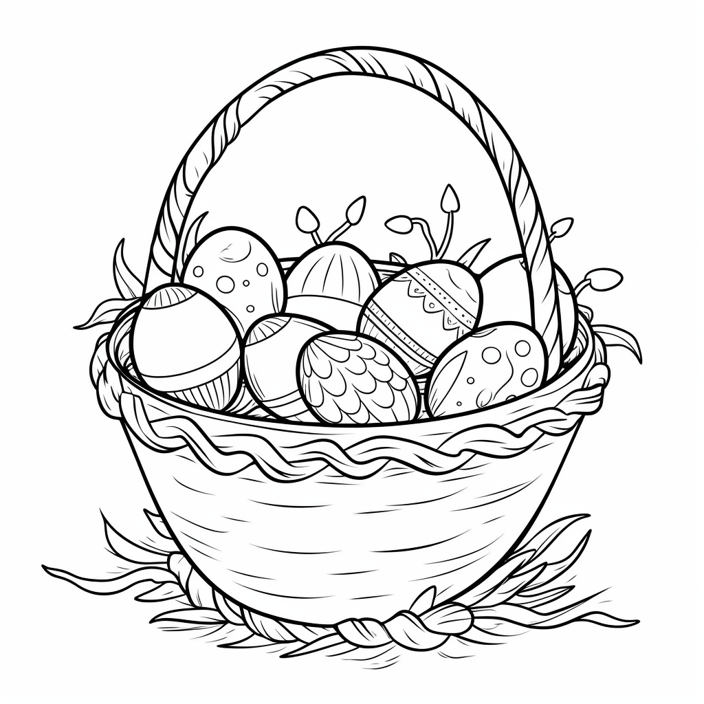 img1680256077 two new coloring pages for easter one for children and one for adults
